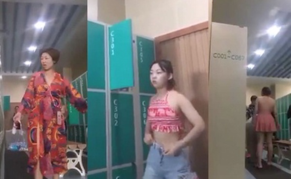 更衣室偷窥坑爹妹子女子更衣室偷窥专挑年轻漂亮妹子换衣服