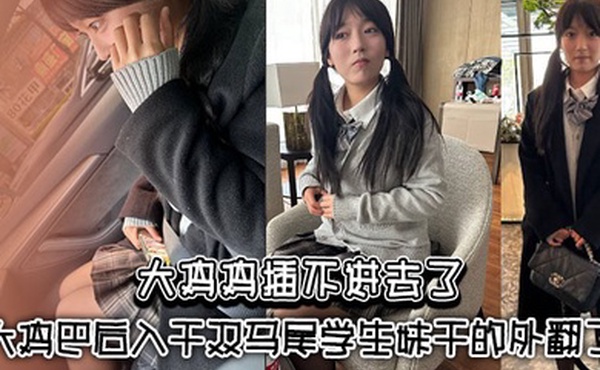 大鸡鸡插不进去了_大鸡巴后入干双马尾学生妹干的外翻了